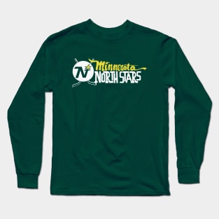 Defunct Minnesota North Stars Hockey 1970 Long Sleeve T-Shirt